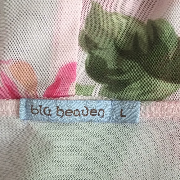 Vintage BLU HEAVEN Y2K sleeveless top Sz L EUC - Picture 4 of 4